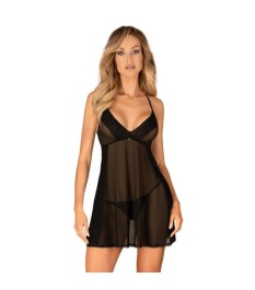 Babydoll plus String „Latinesa“ in zarter Transparenz