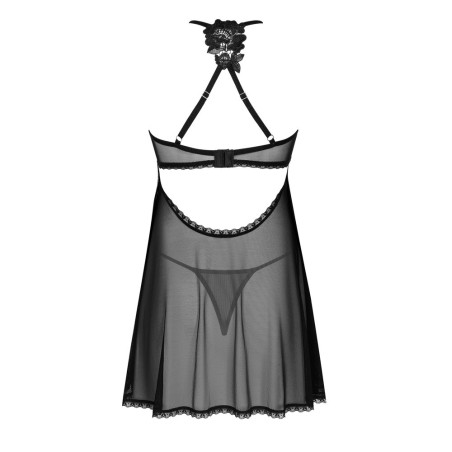 Babydoll mit Halsband und Armfesseln