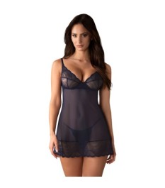 Negligé „Nightly Blue“ inklusive String