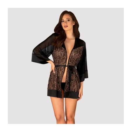 Kimono „Allunes“ im Leo-Look