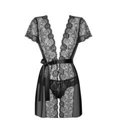 Kimono „Alluria“ inklusive Spitzen-String