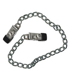 Nippelklammern mit Metallkette