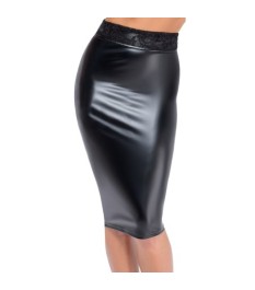 Rock „Libido Exclusive" im edlem Powerwetlook (vorne) mit Spitze (hinten)