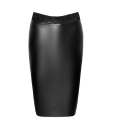 Rock „Libido Exclusive" im edlem Powerwetlook (vorne) mit Spitze (hint