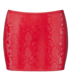Minirock in Schlangenhaut-Optik