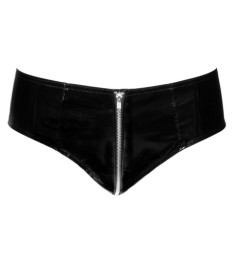 Slip aus Lack mit Reißverschluss