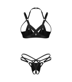 Ouvert-Set „Keira Lise“ aus Lack