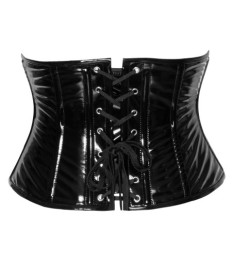 Rock „Libido Exclusive" im edlem Powerwetlook (vorne) mit Spitze (hinten)