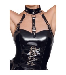 Body aus Lack mit angenähtem Röckchen