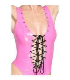 Lack-Body mit Schnürungen