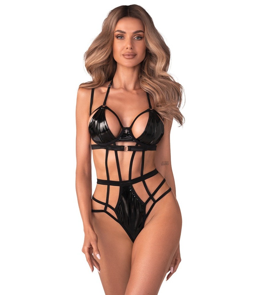 Lack-Body „Keira Lise“ in Riemen-Optik