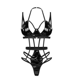 Lack-Body „Keira Lise“ in Riemen-Optik