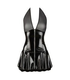 Kleid aus Lack mit Powernet-Cups und -Neckholder