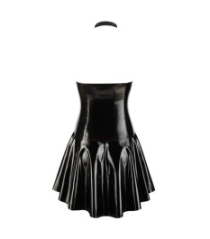 Kleid aus Lack mit Powernet-Cups und -Neckholder