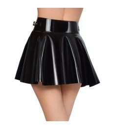 Strapshemd aus Lack mit abnehmbaren Trägern