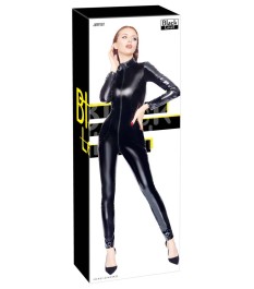 Overall aus Lack, mit 2-Wege-Reißverschluss vom Hals bis über den Po