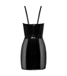 Kleid aus Lack mit elastischen Powernet-Einsätzen