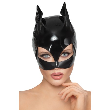 Kopfmaske aus Lack im Cat-Look