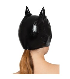 Kopfmaske aus Lack im Cat-Look