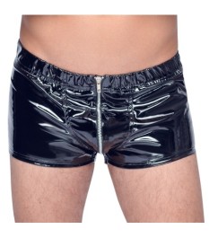 Pants aus Lack mit Front-Reißverschluss