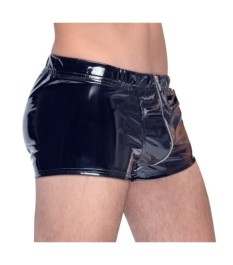 Pants aus Lack mit Front-Reißverschluss