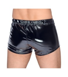 Pants aus Lack mit Front-Reißverschluss