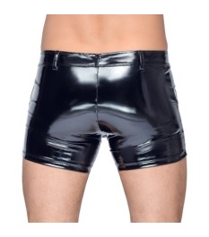 Pants aus Lack mit unterlegtem Front-Reißverschluss