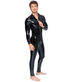 Overall aus 4-Wege-Stretchlack, mit 3-Wege-Metallreißverschluss