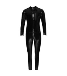 Overall aus 4-Wege-Stretchlack, mit 3-Wege-Metallreißverschluss