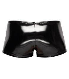 Pants aus Lack mit unterlegtem Front-Reißverschluss