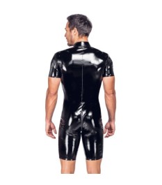 Lack-Minikleid mit großem Dekolleté-Cut-out