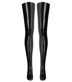Strümpfe aus Latex, lang
