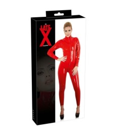 Catsuit aus Latex mit Zip