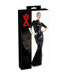 Kleid aus Latex, mit Reißverschluss