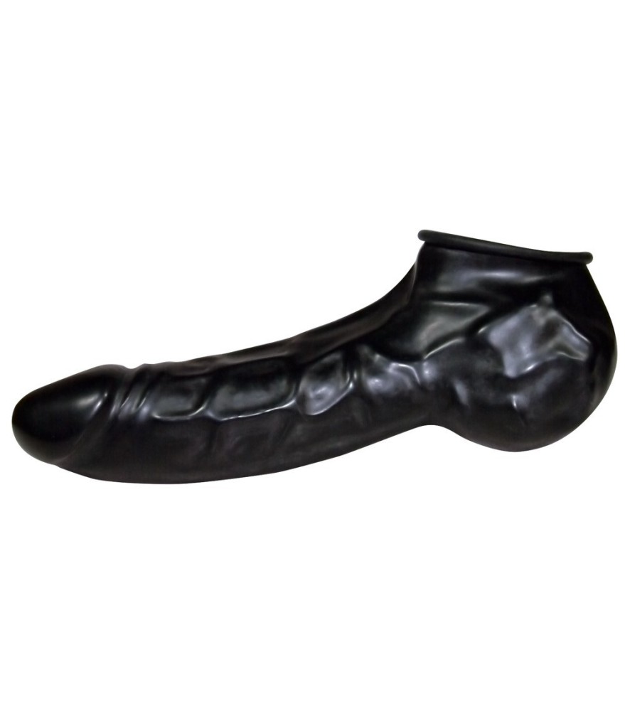 Penis-/Hodenhülle „Black Sleeve“ aus Latex