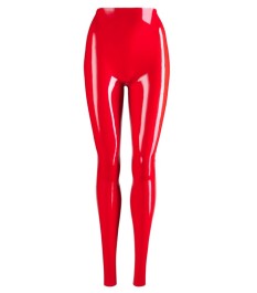 Leggings aus Latex, taillenhoch