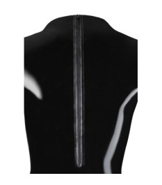 Langarm-Body mit Reißverschluss aus Latex