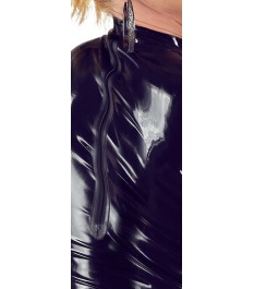 Kleid aus Naturlatex mit kleinem Stehkragen