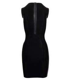 Kleid aus Naturlatex mit kleinem Stehkragen