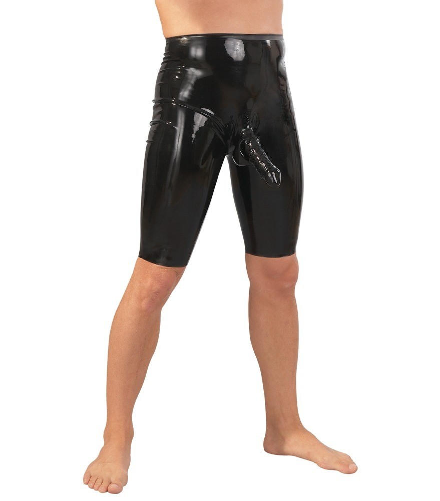 Radlerhose mit Hülle für Penis und Hoden