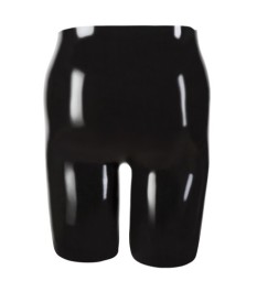 Radlerhose mit Hülle für Penis und Hoden, Latex