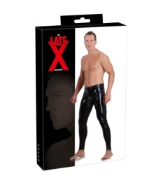 Leggings mit Hülle für Penis und Hoden, Latex