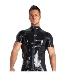 Leggings aus Latex, taillenhoch