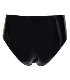 Langarm-Body mit Reißverschluss aus Latex