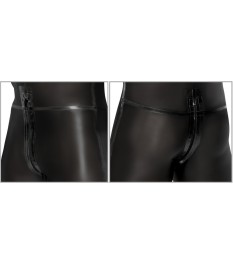 Latex-Overall mit Zips