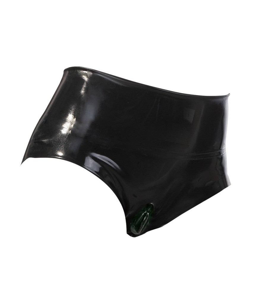 Slip aus Latex mit Vaginalschlauch