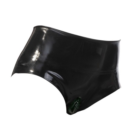 Slip aus Latex mit Vaginalschlauch