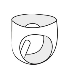 Slip aus Latex mit Vaginalschlauch