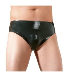 Slip aus Latex mit fest integriertem Anal-Dildo