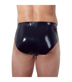 Slip mit aufpumpbarem Anal-Plug, Latex